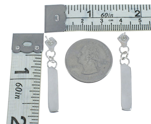 Native American Zuni Inlay Earrings Post Dangle NN20354